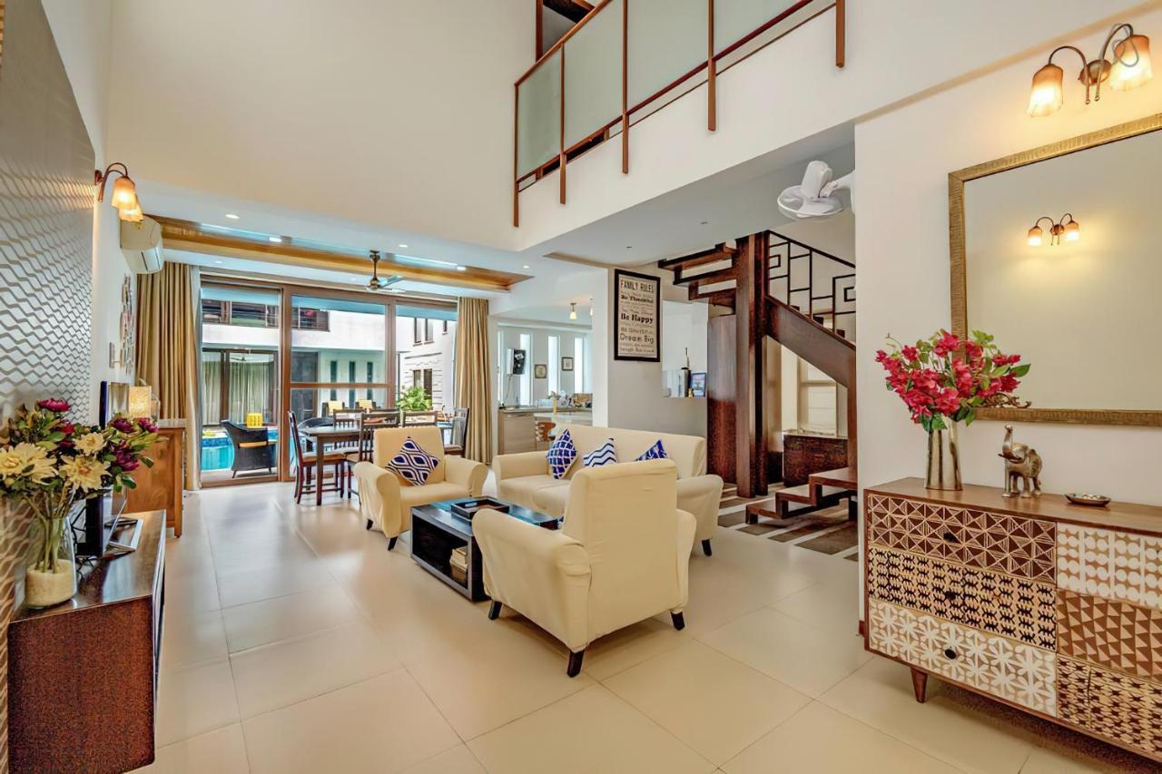 Ochre Villa- Luxury Property In Assagaon / Vagator Exterior foto
